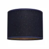 Fashion HELAM Abat-jour Abba E27 Ø20/hauteur 15 cm bleu/doré