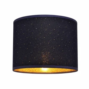 Fashion HELAM Abat-jour Abba E27 Ø20/hauteur 15 cm bleu/doré