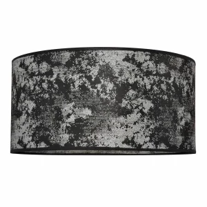 Cheap HELAM Abat-jour Abba E27 Ø40/hauteur 20 cm noir/argenté