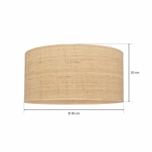 Flash Sale HELAM Abat-jour Abba E27 Ø40/hauteur 20 cm, rotin