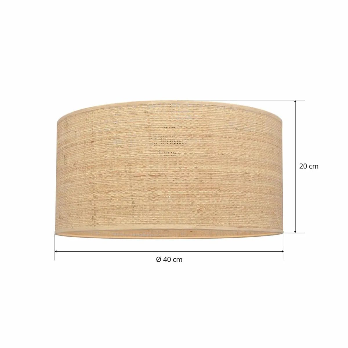 abatjour_abba_e_hauteur_cm_rotin_6.webp Flash Sale HELAM Abat-jour Abba E27 Ø40/hauteur 20 cm, rotin