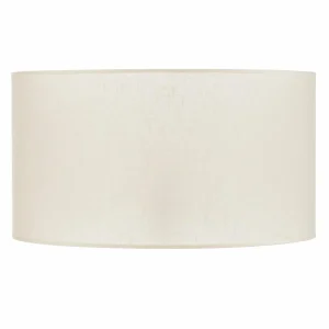Outlet HELAM Abat-jour Alba, Ø 45 cm, E27, écru