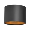 Flash Sale HELAM Abat-jour Alba, Ø 20 cm, E27, noir/doré