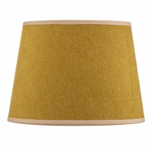 Online Duolla Abat-jour Classic S, tissé, jaune moutarde