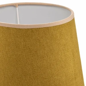 Online Duolla Abat-jour Classic S, tissé, jaune moutarde