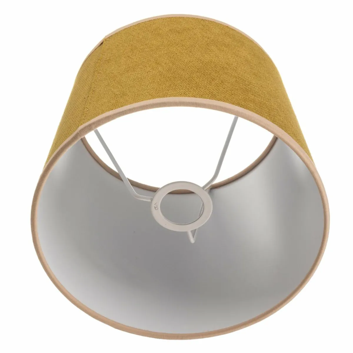 abatjour_classic_s_tiss_jaune_moutarde_3.webp Online Duolla Abat-jour Classic S, tissé, jaune moutarde