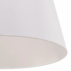 Discount Duolla Abat-jour Cone hauteur 22,5 cm, chintz blanc