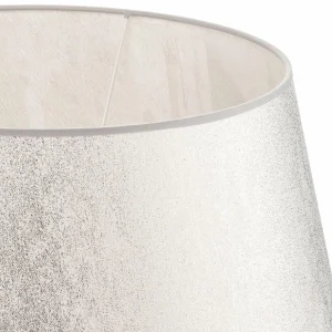 Sale Duolla Abat-jour Cone hauteur 25,5cm, argent métallisé