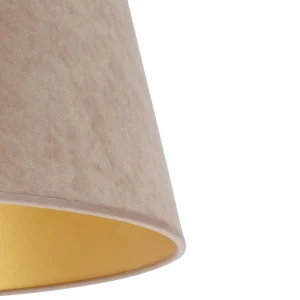Best Sale Duolla Abat-jour Cone hauteur 18 cm, beige/doré