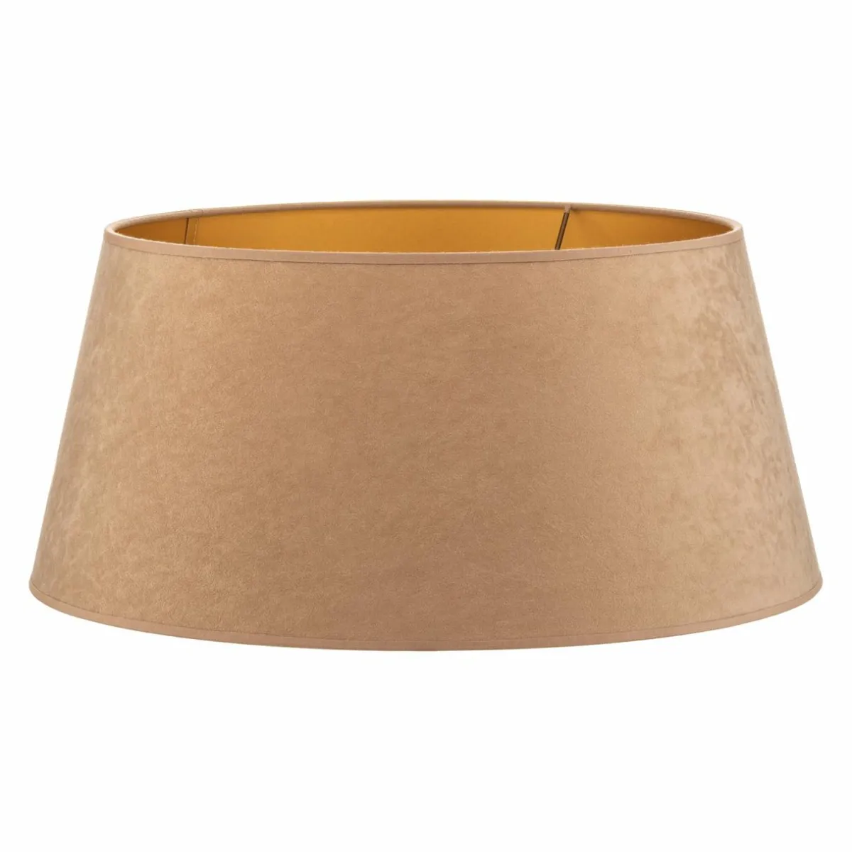 abatjour_cone_hauteur_cm_beigedor_1.webp Cheap Duolla Abat-jour Cone hauteur 25,5 cm, beige/doré