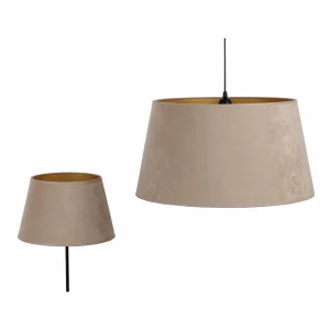 Best Sale Duolla Abat-jour Cone hauteur 18 cm, beige/doré