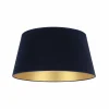 Hot Duolla Abat-jour Cone hauteur 25,5 cm, bleu foncé/doré