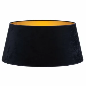 Hot Duolla Abat-jour Cone hauteur 25,5 cm, bleu foncé/doré