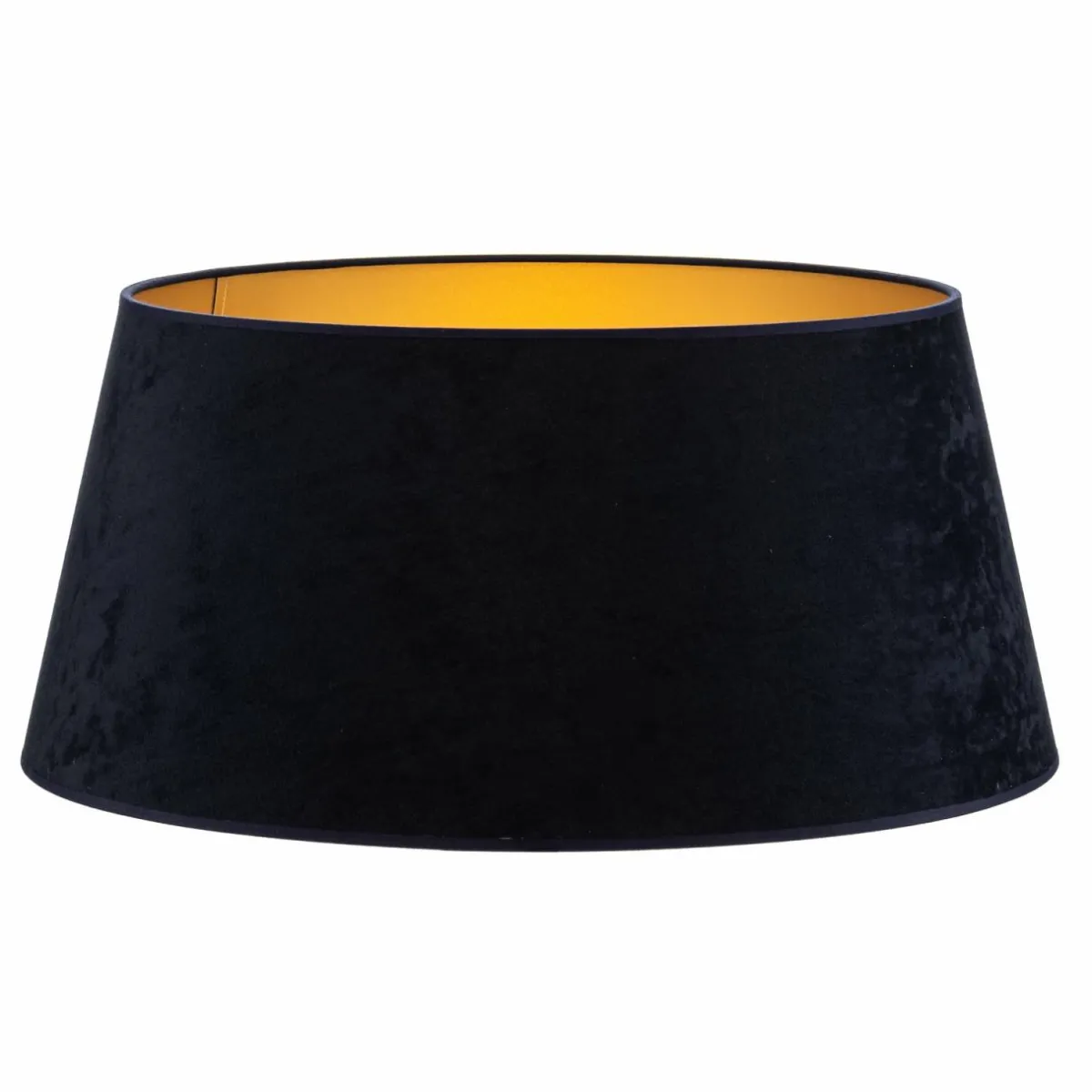 abatjour_cone_hauteur_cm_bleu_foncdor_2.webp Hot Duolla Abat-jour Cone hauteur 25,5 cm, bleu foncé/doré