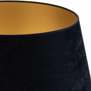 Hot Duolla Abat-jour Cone hauteur 25,5 cm, bleu foncé/doré