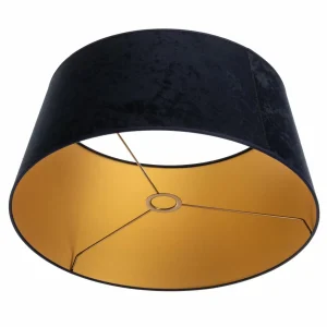 Hot Duolla Abat-jour Cone hauteur 25,5 cm, bleu foncé/doré