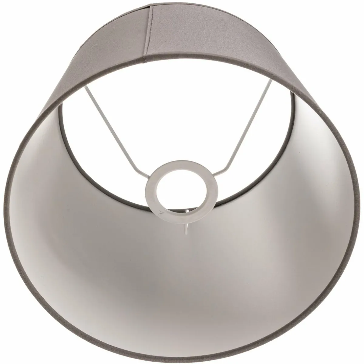 abatjour_cone_hauteur_cm_chintz_grisblanc_3.webp Cheap Duolla Abat-jour Cone hauteur 18 cm, chintz gris/blanc