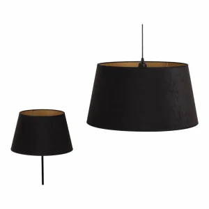 Cheap Duolla Abat-jour Cone hauteur 18 cm, noir/doré