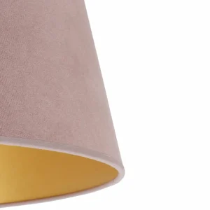 Clearance Duolla Abat-jour Cone hauteur 25,5 cm, rose/doré