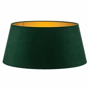 Store Duolla Abat-jour Cone hauteur 25,5 cm, vert foncé/doré
