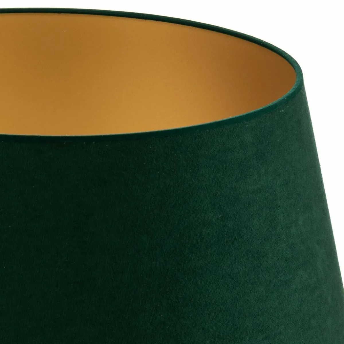 abatjour_cone_hauteur_cm_vert_foncdor_4.webp Store Duolla Abat-jour Cone hauteur 25,5 cm, vert foncé/doré