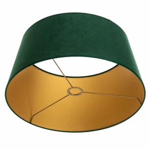 Store Duolla Abat-jour Cone hauteur 25,5 cm, vert foncé/doré