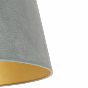 Fashion Duolla Abat-jour Cone hauteur 22,5 cm, vert menthe/doré