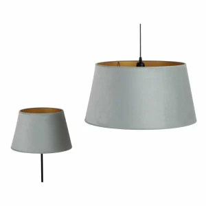 Fashion Duolla Abat-jour Cone hauteur 22,5 cm, vert menthe/doré