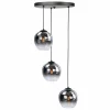 Fashion HighLight Abat-jour Fantasy Apple, gris fumé, Ø 22 cm, verre