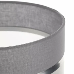 Clearance HELAM Abat-jour Helen, Ø 20 cm, E27, gris/argenté