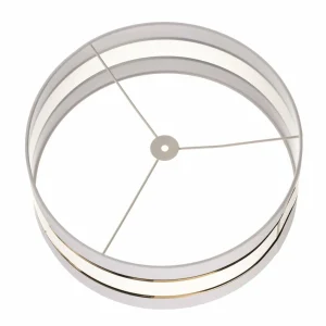 Hot HELAM Abat-jour Helen E27 Ø40/hauteur 15 cm blanc/doré