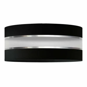 Flash Sale HELAM Abat-jour Helen E27 Ø25/H20 cm noir/argenté