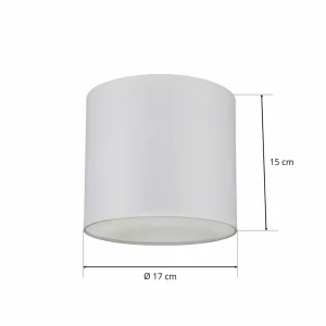 Cheap BRITOP Abat-jour Pino Ø 17 cm hauteur 15 cm gris clair