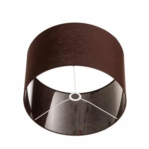 Clearance Duolla Abat-jour Roller, brun, Ø 50 cm, 30 cm de haut
