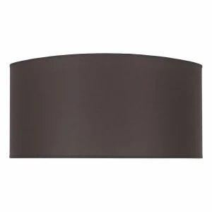 Clearance Duolla Abat-jour Roller, brun terre, Ø 50cm, H 24cm