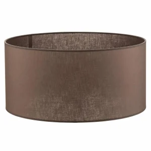 Clearance Duolla Abat-jour Roller, brun terre, Ø 50cm, H 24cm