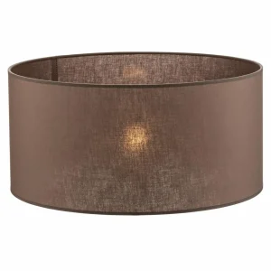 Clearance Duolla Abat-jour Roller, brun terre, Ø 50cm, H 24cm