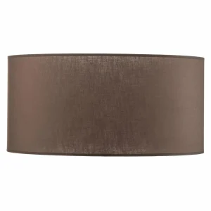 Clearance Duolla Abat-jour Roller, brun terre, Ø 50cm, H 24cm