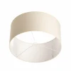 Fashion Duolla Abat-jour Roller, écru, coton, Ø 50 cm, H 24cm