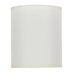 Outlet Duolla Abat-jour Roller, écru, coton, Ø 13 cm, H 15 cm