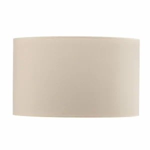 Best Sale Duolla Abat-jour Roller, écru, coton, Ø 50 cm, H 30 cm