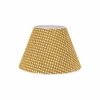 Fashion Duolla Abat-jour Sofia 26 cm, pied-de-poule jaune