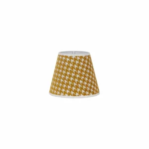 Hot Duolla Abat-jour Sofia 15,5 cm, pied-de-poule jaune