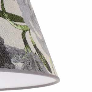 Hot Duolla Abat-jour Sofia hauteur 26 cm, gris fleuri