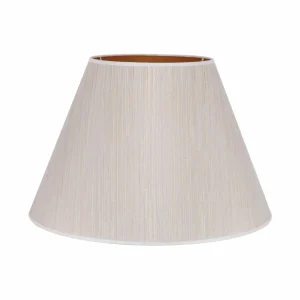 Store Duolla Abat-jour Sofia hauteur 31 cm, rayé blanc/doré