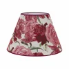 Flash Sale Duolla Abat-jour Sofia hauteur 31 cm, rouge fleuri