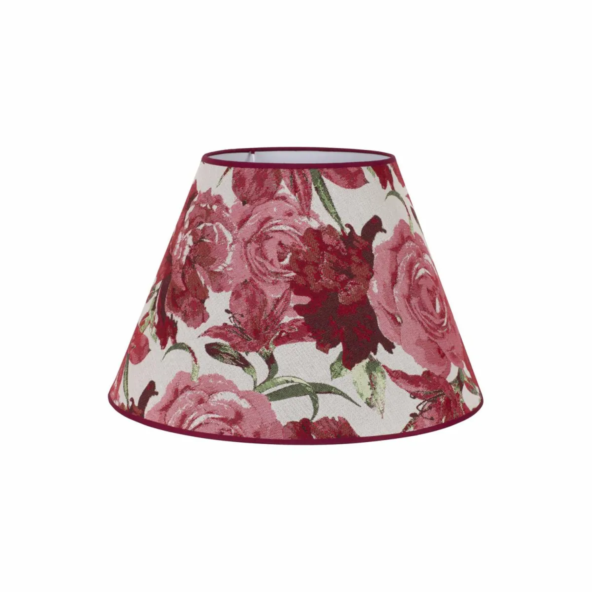 abatjour_sofia_hauteur_cm_rouge_fleuri_0-3.webp Best Sale Duolla Abat-jour Sofia hauteur 26 cm, rouge fleuri