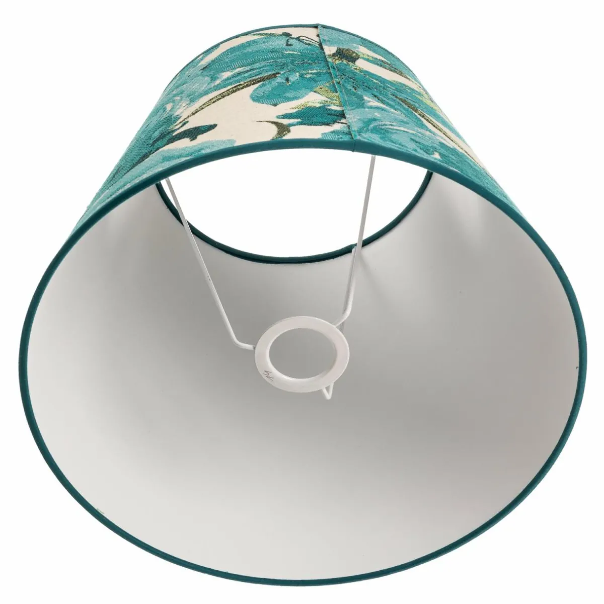 abatjour_sofia_hauteur_cm_turquoise_fleuri_6-1.webp Online Duolla Abat-jour Sofia hauteur 26 cm, turquoise fleuri