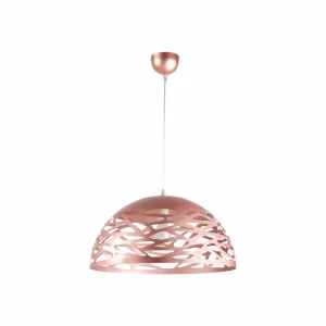 Clearance Aluminor Laser suspension ajourée 50 cm doré rose