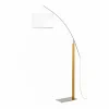 Hot Aluminor Rainbow lampadaire chêne clair/chromé